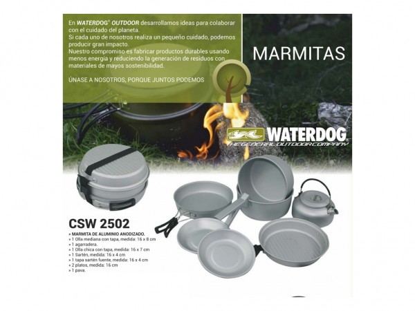 MARMITA WATER CSW2502 ALUMINIO - WATERDOG