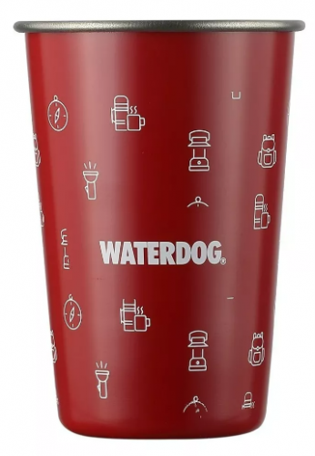 VASO WATER PINTA 500 ML AC INOX ROJO - WATERDOG