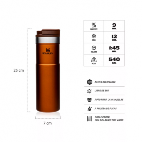 VASO STANLEY NEVERLEAK 591 ML - 46843 - STANLEY