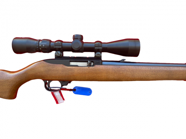 RUGER C. 22 LR M. 10/22 USADA MAD / PAVON C/ SHILBA 3 - 9 x 40 - RUGER