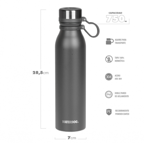 BOTELLA WATERDOG BUHO 750 DGF - WATERDOG