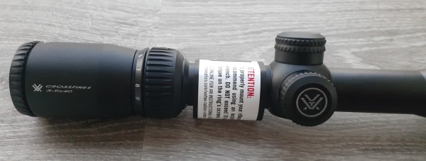MIRA VORTEX 3 - 9 x 40 CROSSFIRE II 1" RET V-PLEX - VORTEX
