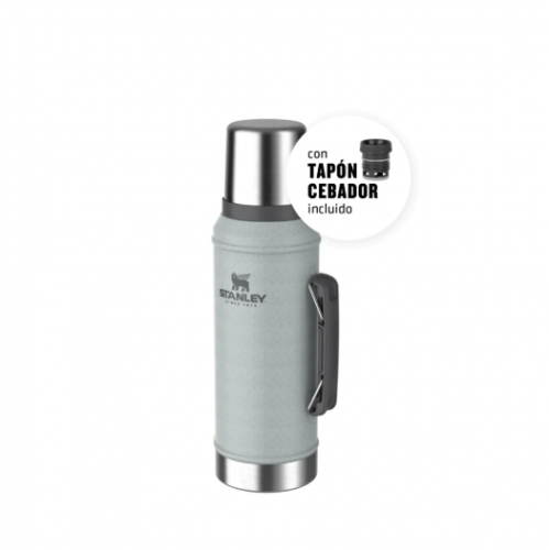 TERMO STANLEY 950 ML CLASSIC MANIJA Y TAPON CEB SILVER - STANLEY