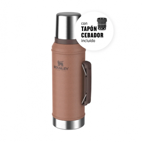 TERMO STANLEY 950 ML CLASSIC MANIJA Y TAPON CEBADOR CLAY - 47380 - STANLEY