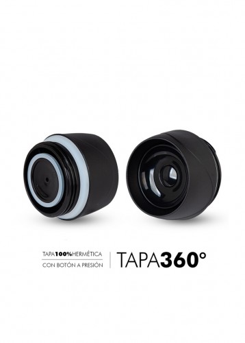 VASO WATER BOSSA 450 NEGRO TERMICO - WATERDOG