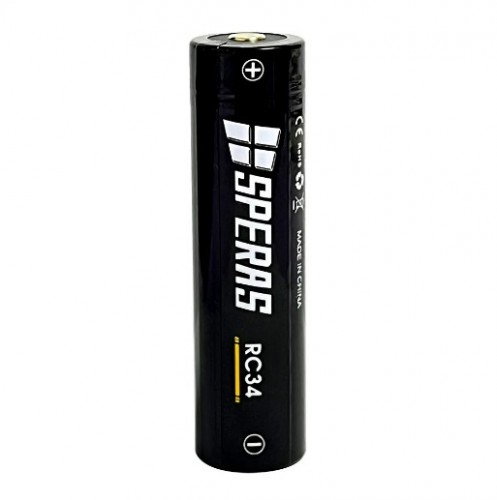 BATERIA SPERAS RC34 18650 3400 Mah c/ USB - SPERAS