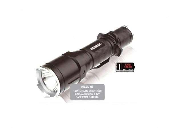 LINTERNA WATERDOG WOL R003 RECARGABLE - WATERDOG