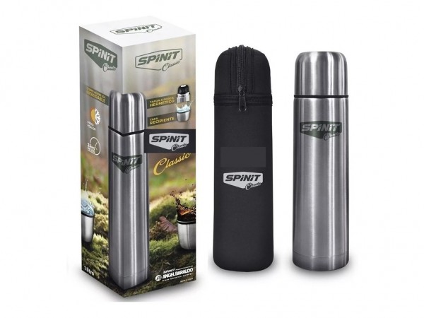 TERMO SPINIT CLASSIC 1 LT C/ FUNDA - 140107 - SPINIT