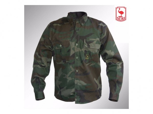 CAMISA SURI CAMO JUNGLA 2 BOLS DELANTEROS XXL - 755 - SURI