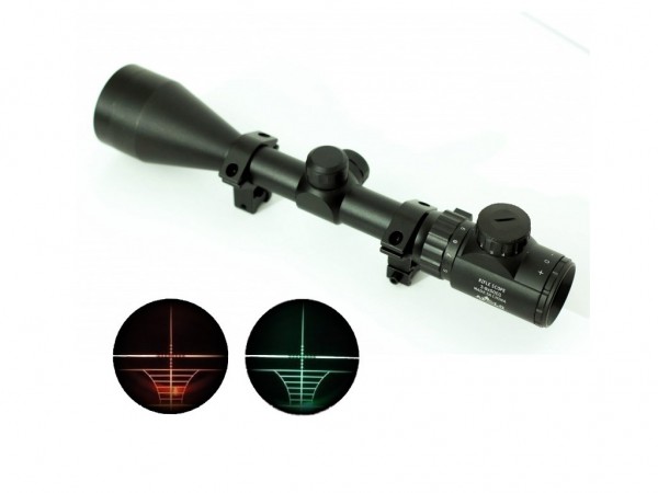 MIRA APOLO 3 - 9 x 40  AOE R9 ILUM C/ ANILLAS - 80011 - APOLO
