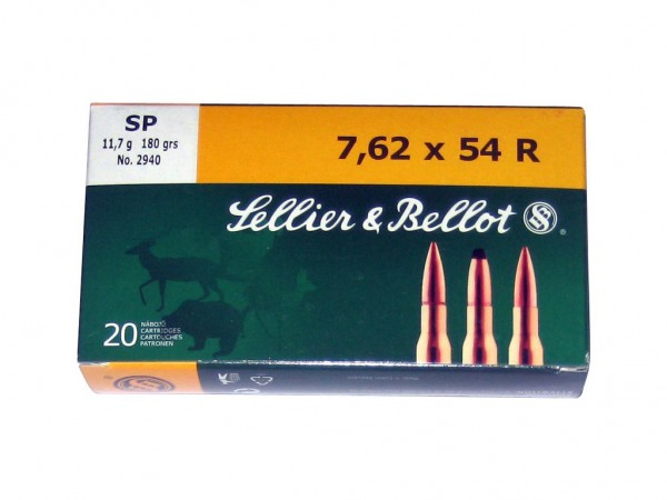 MUNICION C. 7,62 x 54 SELLER BELLOT 180 GR SP - SELLER BELLOT