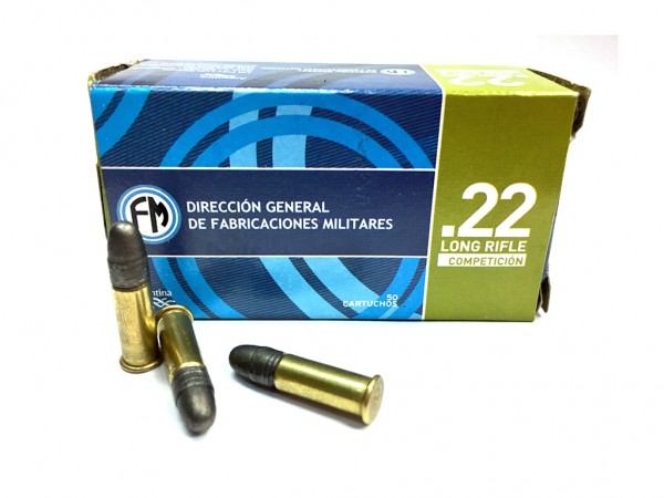 MUNICION C. 22 LR FM COMPETICION - FM