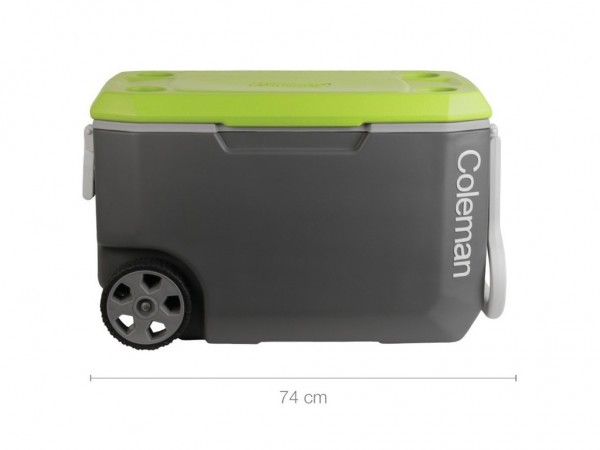 CONSERVADORA COLEMAN 62 QT EXTREME GRIS/VERDE C/RUEDAS 2101033900000 - COLEMAN