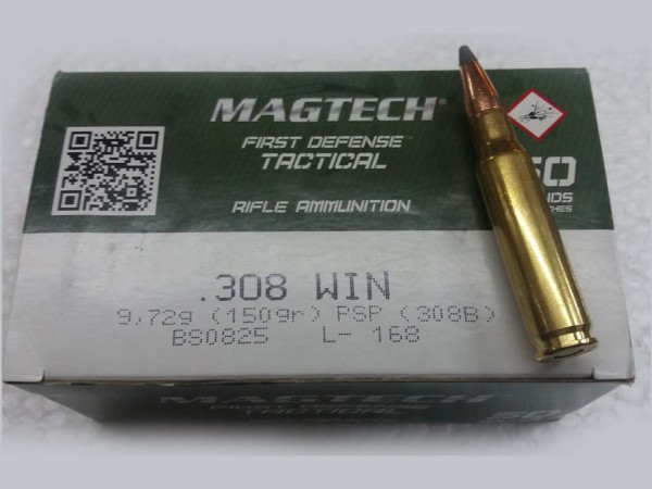 MUNICION C. 308 MAGTECH 150 GR SP x 50 - MAGTECH