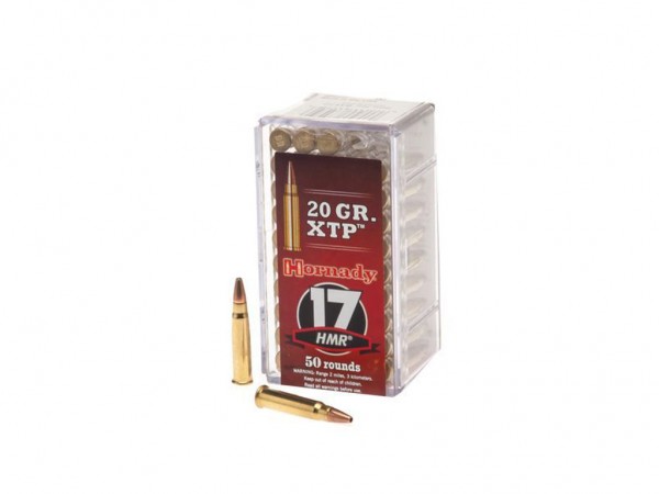 MUNICION C.17 HMR HORNADY XTP HP 20G - 83172 - HORNADY