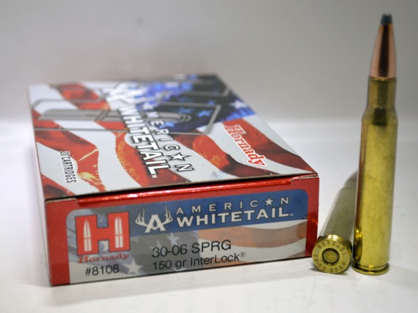MUNICION C. 30-06 HORNADY 150 GR SP AMER. WHITETAIL - 8108 - HORNADY