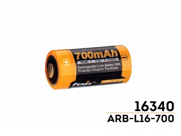 BATERIA FENIX 16340 700 mAh ARB-L16 - 26399 - FENIX