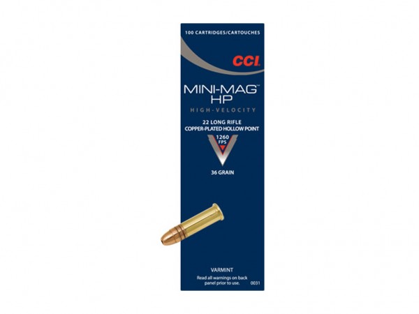 MUNICION C. 22 LR CCI P/H MINI MAG  ( 031 ) - 20826 - CCI