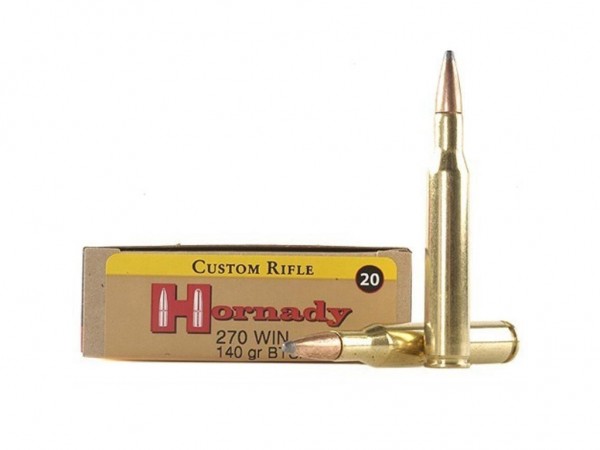 MUNICION C. 270 HORNADY 140 GR BTSP - 80560 - HORNADY
