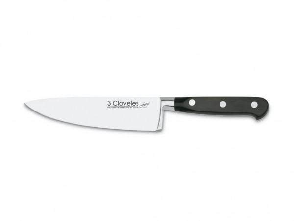 CUCHILLO 3 CLAVELES FORGE 15 CM COCINERO FORJADO - 1562 - 3 CLAVELES