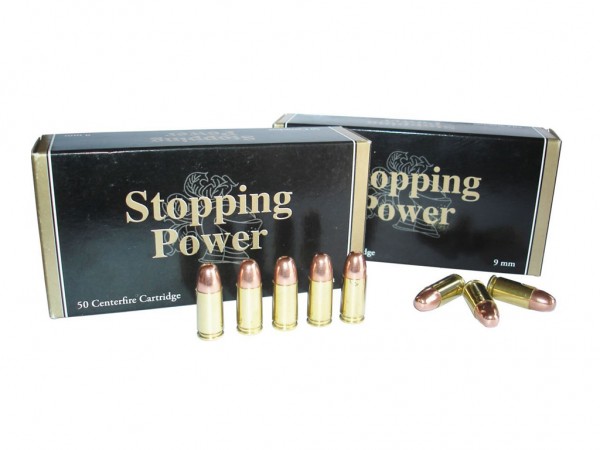 MUNICION C. 9 MM STOPPING POWER 124 GR FMJ -5001 - STOPPING POWER