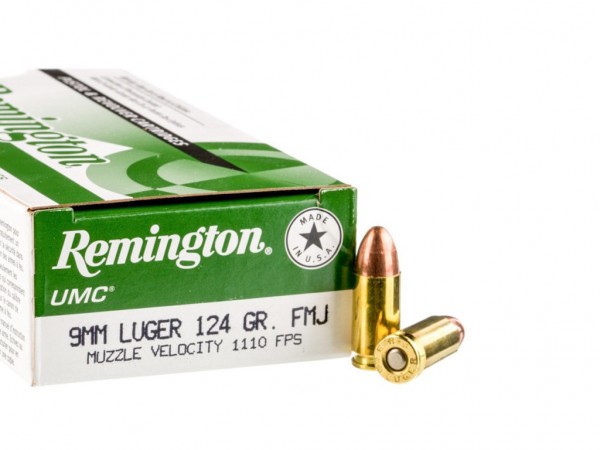 MUNICION C. 9 MM REMINGTON UMC 124 GR MC L9MM2 - 23718 - REMINGTON