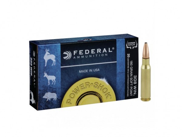 MUNICION C. 308 FEDERAL 180 GR SP - 20768 - FEDERAL