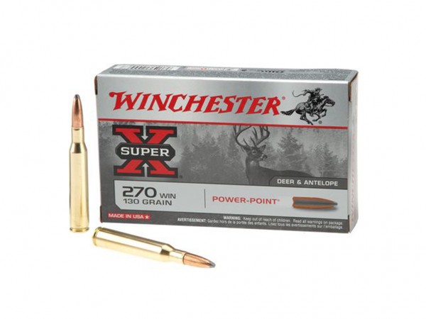 MUNICION C. 270 WINCHESTER130 GR X2705 - 650-12 - WINCHESTER