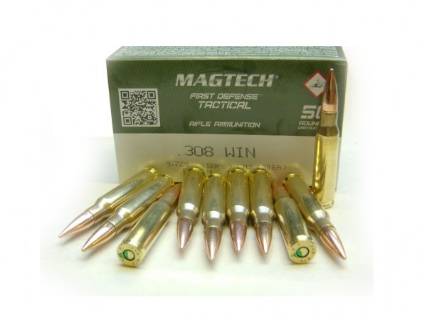 MUNICION C. 308 MAGTECH 150 GR FMJ x 50 - MAGTECH