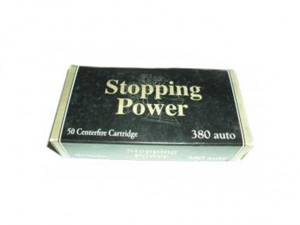MUNICION C. 380 STOPPING POWER 95 GR FMJ - 5005 - STOPPING POWER