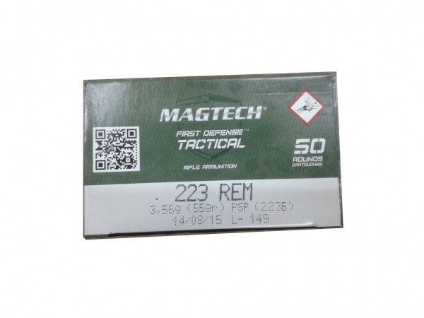 MUNICION C. 223 MAGTECH  55 GR SP - MAGTECH