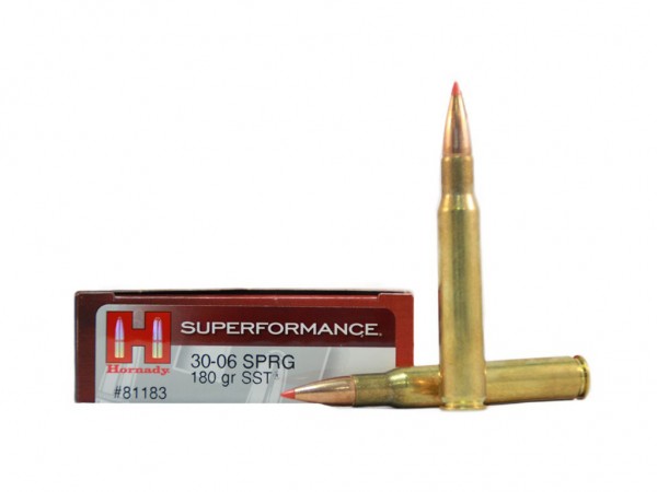 MUNICION C. 30-06 HORNADY 180 GR SST SPF - 81183 - HORNADY