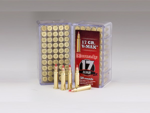 MUNICION C.17 HMR HORNADY V MAX 17G - 83170 - HORNADY