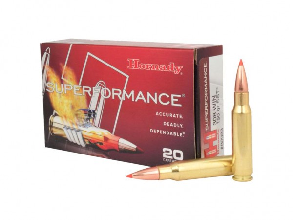 MUNICION C. 308 HORNADY 150G SST SPF - 80933 - HORNADY