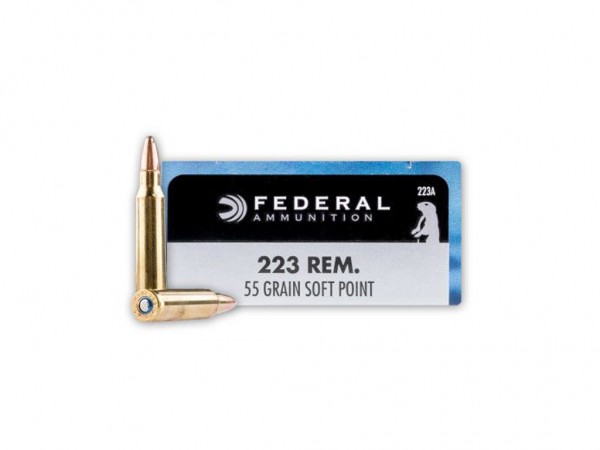 MUNICION C. 223 FEDERAL SP 55 GR - 20746 - FEDERAL