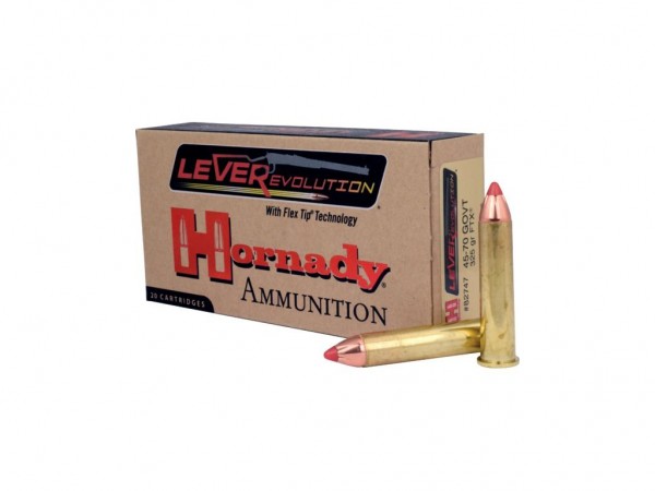 MUNICION C. 45/70 HORNADY 325 GR FTX LVR - 82747 - HORNADY