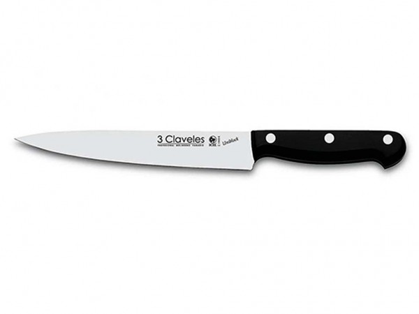 CUCHILLO 3 CLAVELES UNIBLOCK 17CM TRINCHAR - 1149 - 3 CLAVELES