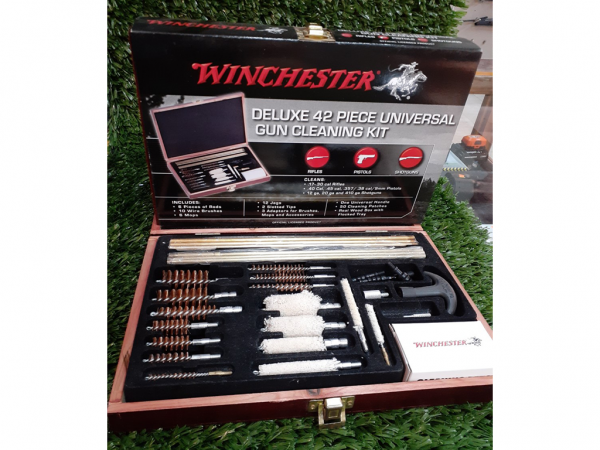 KIT DE LIMPIEZA WINCHESTER 42 PIEZAS - MADERA - 44066 - WINCHESTER