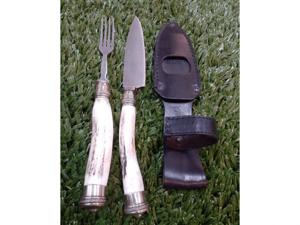 JUEGO DE CUBIERTOS EL LAPACHO 14 CM CIERVO / ALPACA - EL LAPACHO