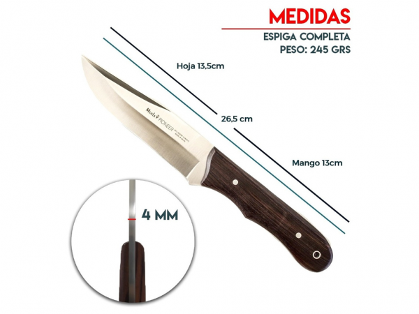CUCHILLO MUELA PIONEER 14NL - MUELA