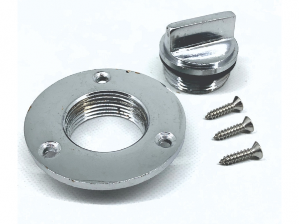 TAPON RO-AN BRONCE CROMADO C / BASE - 584 - RO-AN