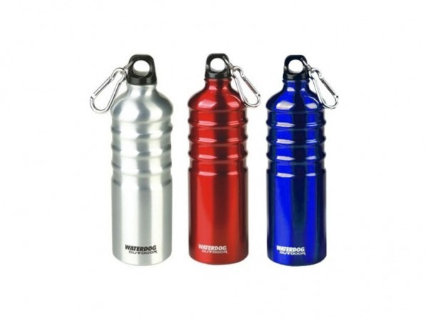 BOTELLA WATERDOG ALUM. 750 ML - ROJA/AZUL - WATERDOG