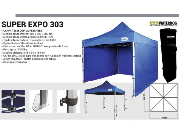 GAZEBO WATERDOG EXPO 303 - WATERDOG