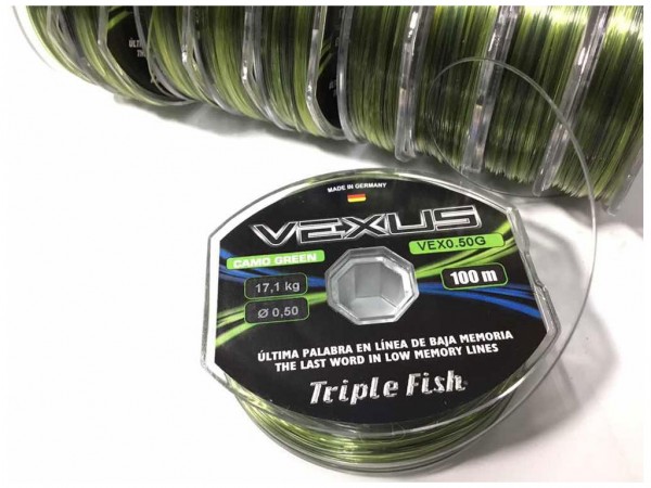 NYLON TRIPLE FISH VEXUS 0.50 - TRIPLE FISH