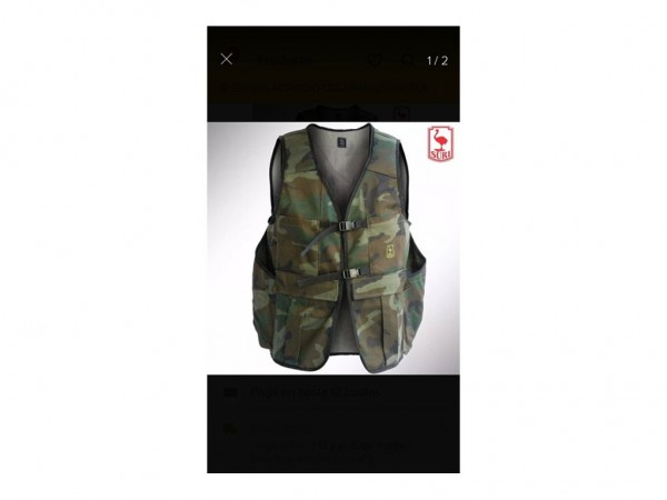 CHALECO SURI CAZA CAMO JUNGLA T1-2-3 -  750 - SURI