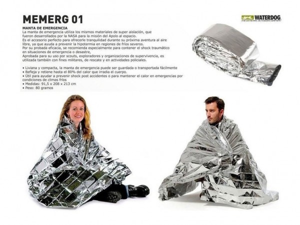 MANTA DE EMERGENCIA WATERDOG - WATERDOG