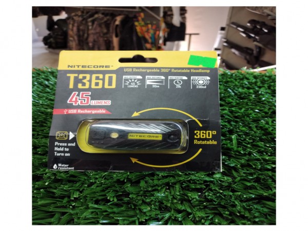 LINTERNA NITECORE T360 DE CABEZA 450 LUMENS - T360 - NITECORE