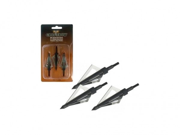 PUNTAS DE CAZA SCOUT P/ ARCO (BLISTER) 3 FILOS - MK-3BAL - SURFISH