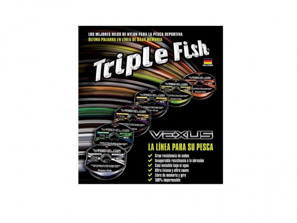 NYLON TRIPLE FISH VEXUS 0.30 - TRIPLE FISH