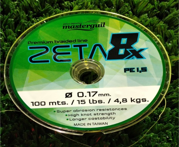 MULTI MASTERGUIL Z 8X 0.17 MM 15 LBS AMARILLO - MASTERGUIL